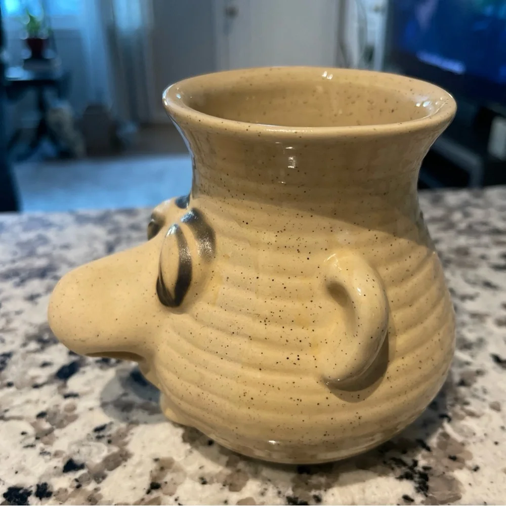 Peter Petrie “It’s Snot a Mug” Egg Separator Stoneware Pottery